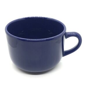 Graydon Hall Extra Large 18 ounce Blue Latte Coffee Mug Cup or Soup Bowl